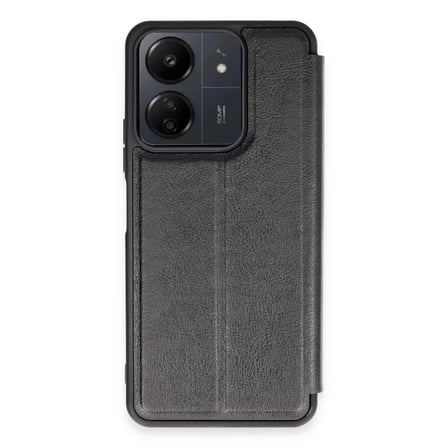 Xiaomi Redmi 13C Kılıf Flip Cover - Siyah