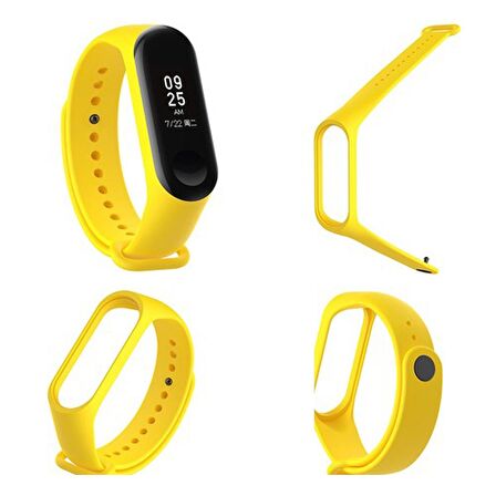 Gpack Xiaomi Mi Band 4 Kordon Silikon Kordon Renkli