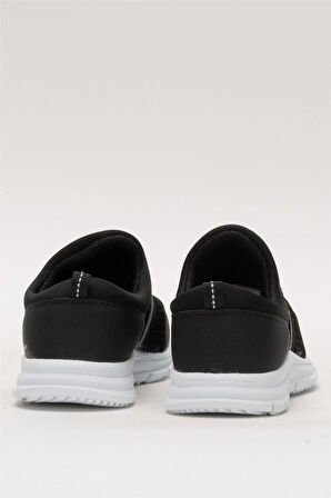 Unisex Lastilkli Hafif Airfle Çocuk Spor Ayakkabı  SİYAH