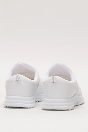 Unisex Lastilkli Hafif Airfle Çocuk Spor Ayakkabı  BEYAZ