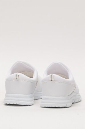 Unisex Lastilkli Hafif Airfle Çocuk Spor Ayakkabı  BEYAZ