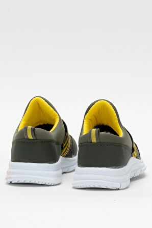 Unisex Lastilkli Hafif Airfle Çocuk Spor Ayakkabı  HAKİ