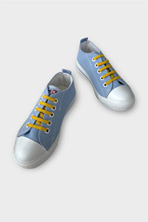 Akıllı Bağcık Günlük Keten Çocuk Spor Ayakkabı  MAVİ