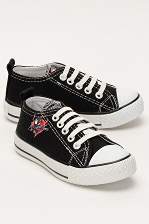 Akıllı Bağcık Günlük Keten Çocuk Spor Ayakkabı  SİYAH