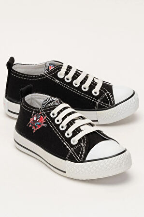 Akıllı Bağcık Günlük Keten Çocuk Spor Ayakkabı  SİYAH