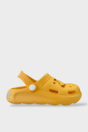 Aksesuarlı Kaymaz Taban Deniz Plaj Havuz Sandalet Çocuk Terlik SARI