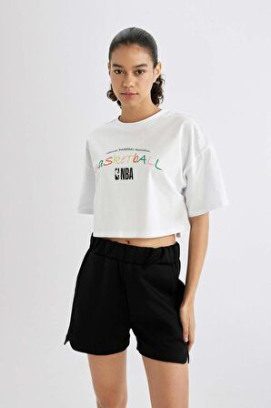 DeFactoFit Oversize Geniş Kalıp Sporcu Şort B8975AX24SMBK81