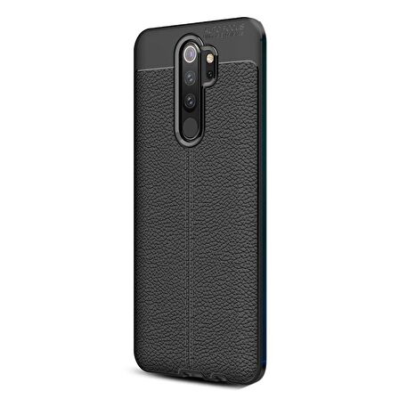 Gpack Oppo A9 2020 Kılıf Niss Silikon Deri GörünümlüNano Glass