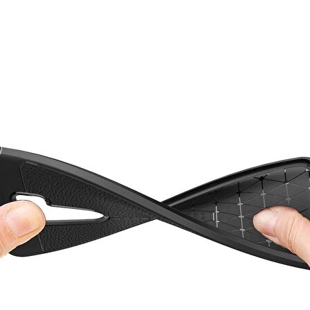 Gpack Oppo A9 2020 Kılıf Niss Silikon Deri GörünümlüNano Glass