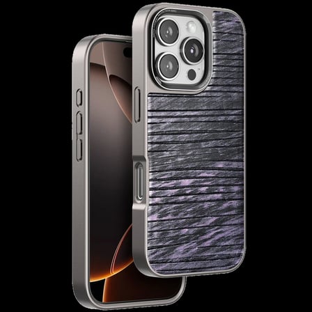 Venco Apple iPhone 16 Pro Wave Kapak - Derin Mor
