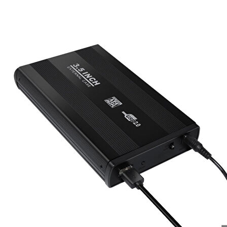 TriLine 3.5" Sata SSD Usb 2.0 Harici Harddisk Kutusu Alüminyum