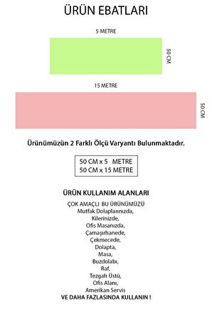 Kaymaz Dolap İçi Çekmece Raf Vitrin Örtüsü - PembeGül