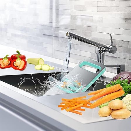 SN-20947 Paslanmaz Çelik Rende Sebze Dilimleyici Doğrayıcı