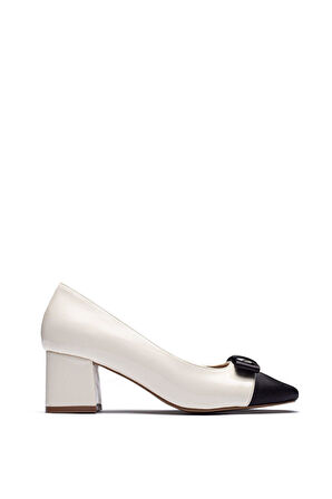 915 Kadın Fiyonk Detaylı Topuklu Ayakkabı