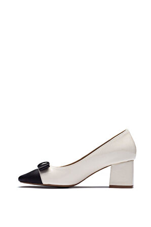 915 Kadın Fiyonk Detaylı Topuklu Ayakkabı