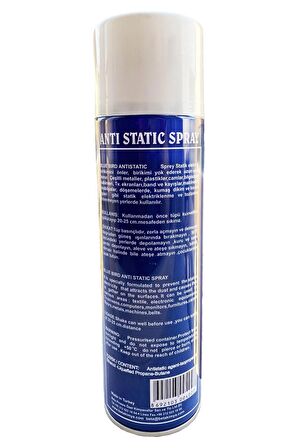 Blue Bird Anti Static Sprey 500ml Statik Elektrik Birikimi Önleyici