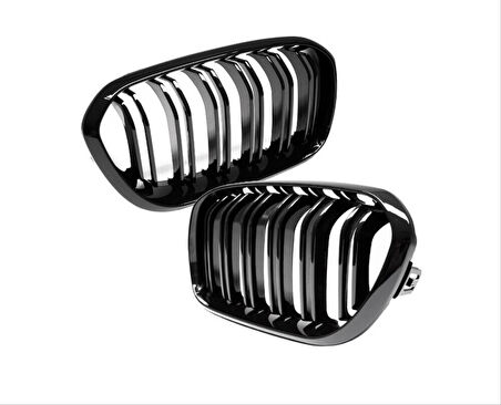 BMW F20 2016+ Çift Çizgi Böbrek - Piano Black