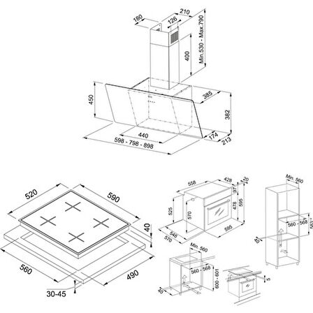 Franke Beyaz Ankastre Set (Fpj 615 V Wh A/600 - Fhns 604 4g Wh C - Fsl 86 H Wh)