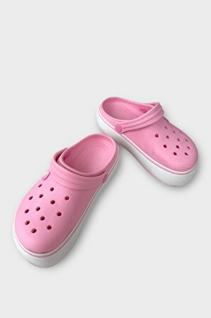 Çocuk Cross Antomik Taban Comfort Terlik PEMBE