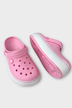 Çocuk Cross Antomik Taban Comfort Terlik PEMBE