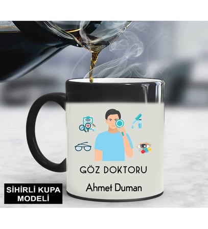 Göz Doktoru Kupa Bardağı Sihirli
