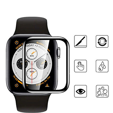 Apple Watch 42mm İçin Aparatlı Polymer Nano Ekran Koruyucu Kolay Uygulanır