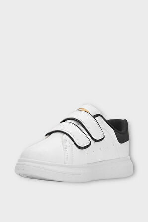 Çocuk Cırtlı Antomik Taban Comfort Taban Spor Ayakkabı SİYAH