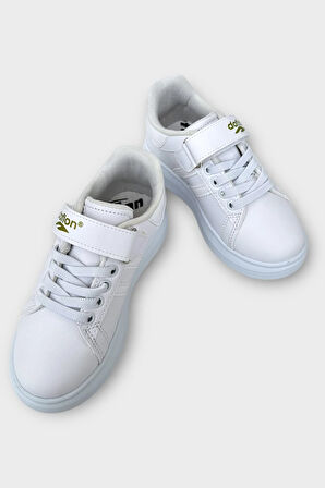 Çocuk Anatomik Comfort Taban Spor Ayakkabı BEYAZ