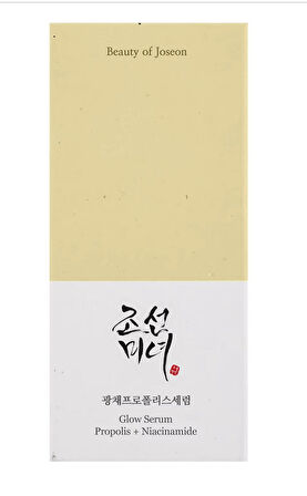 Beauty Of Joseon Glow Serum: Propolis + Niasinamid - Yatıştırıcı ve Gözenek Sıkılaştırıcı 30 ml 