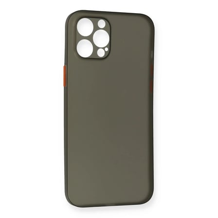 Apple iPhone 12 Pro Max Kılıf PP Ultra İnce Kapak - Gri