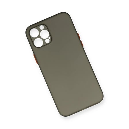 Apple iPhone 12 Pro Max Kılıf PP Ultra İnce Kapak - Gri