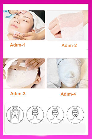 Mumya Maske Alçı Maske Beyaz Alçı Maskesi 4 Set Uygulama The Mummy Mask
