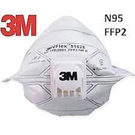 3M 9162E VFLEX FFP2 VENTİLLİ MASKE