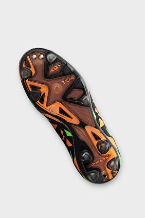 Çocuk Çoraplı Krampon Futbol Ayakkabısı SİYAH - YEŞİL