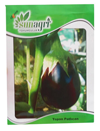 Sunagri Patlıcan Topan Tohumu 10Gr Paket