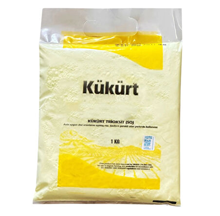 Toz Kükürt Elementel Zirai Kükürt 1Kg Haşere Mantar