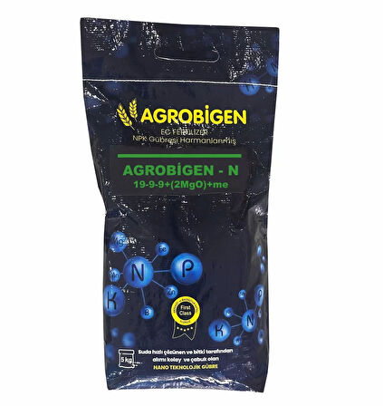 Agrobigen-N Npk Gübresi Harmanlanmış 19-9-9+(2Mgo)+Me 5Kg