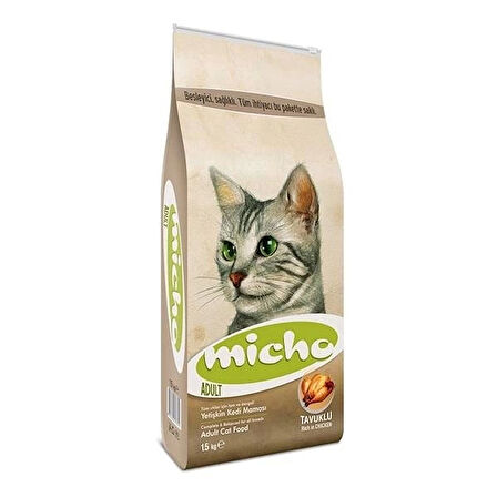 Micho Adult Cat Tavuklu Yetişkin Kedi Maması 1.5Kg