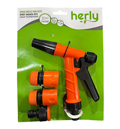Herly HL1206 Sulama Sprey Tabanca Seti 2 Fonksiyonlu