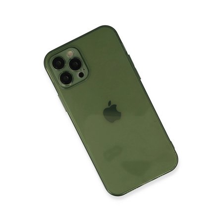 Apple İphone 12 Pro Max Kılıf Fly Lens Silikon - Yeşil