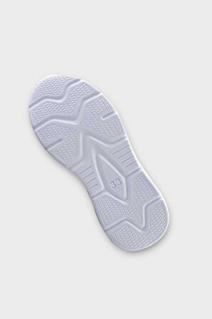 Çocuk Cırtlı Akıllı Bağcık Spor Ayakkabı BEYAZ