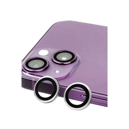 Apple İphone 13 Mini Raze Metal Kamera Lens - Gümüş