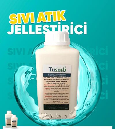 SIVI ATIK YOĞUNLAŞTIRICI & JELLEŞTİRİCİ ABSORBAN 1 KG PLASTİK ŞİŞE