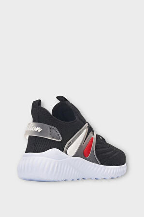 Çocuk Triko Comfort Spor Ayakkabı SİYAH - BEYAZ