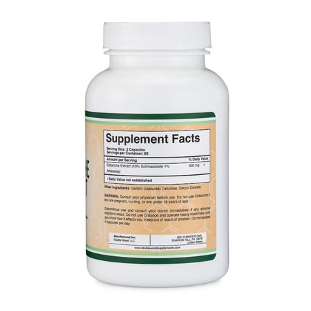 Cistanche Extract Supplement 500 mg 120 Kapsül