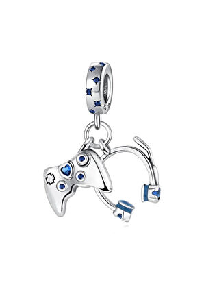 Oyun Kolu ve Kulaklık Gamer Charm | 925 Ayar Gümüş