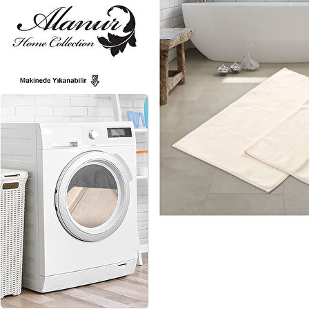 Alanur Home Pamuklu 2 Li Banyo Paspası