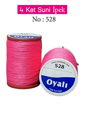 Oyalı 4 Kat Suni İpek İplik İğne Oyası Boncuk İpi Tığ Oyası No:528