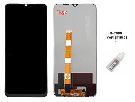 Tkgz Oppo A16 Lcd Ekran Dokunmatik SERVİCE PACK + B-7000