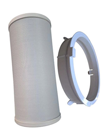 Airfel LPCY25BM MOBİL KLİMA HAVA TAHLİYE HORTUMU & BAĞLANTI APARATI AĞIZ ÇAPI 15 CM UZUNLUK 1.5 M